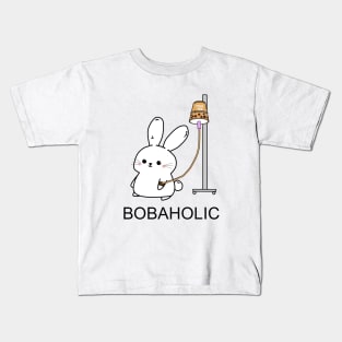 Bobaholic Baby Bunny Kids T-Shirt